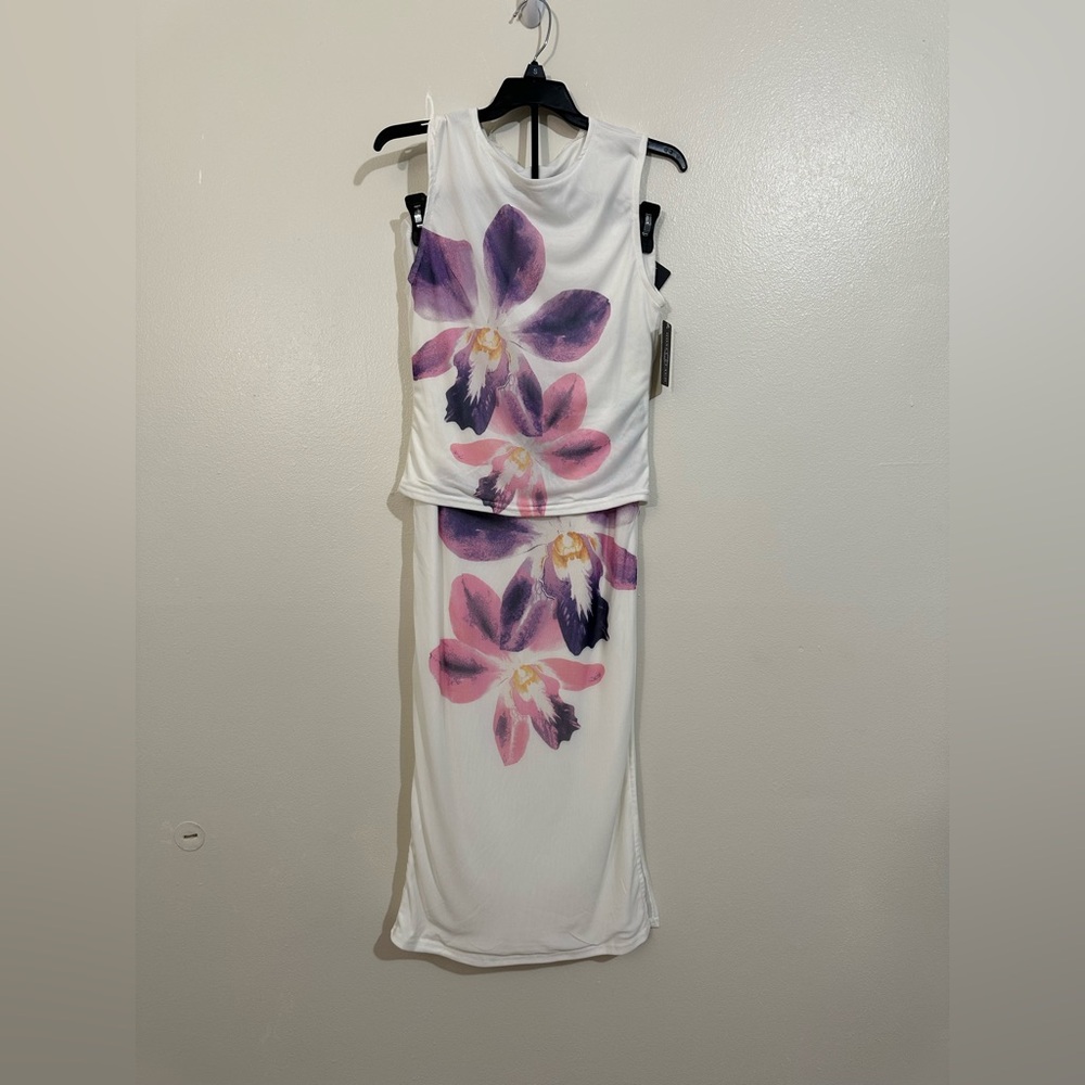 Floral Top and Skirt set